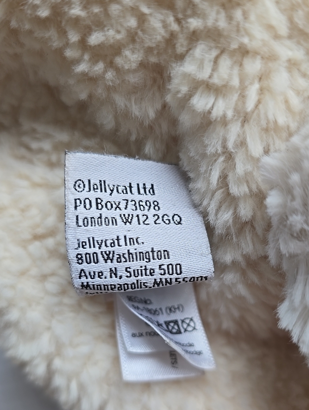 🐇Jellycat Amore Bunny Cream AM2B 10” Plush Rabbit - Picture 6 of 14